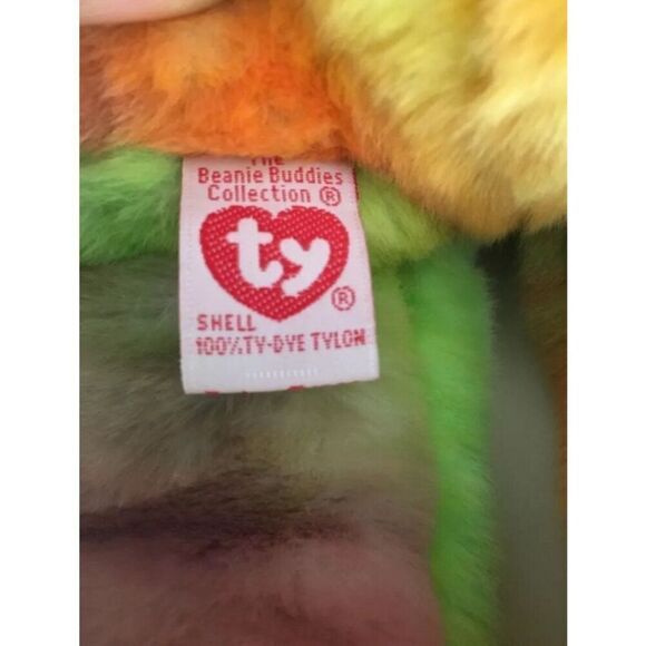 Ty Beanie Buddies Lot Millennium, Spangle, and Peace Bear - Picture 6 of 11